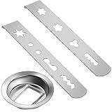 DELAIHUIL SpritzgebäCkvorsatz,GebäCkvorsatz SpritzgebäCkaufsatz Edelstahl PritzgebäCkaufsatz,Kekspresse Aufsatz GebäCk SpritzgebäCk Presse,GebäCkpresse FüR Fleischwolf