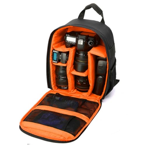Mochila Fotografia Profesional, Bolsa Impermeable Pequeña Para Fotografía Inserto Acolchado, Mochila Pequeña Para Cámara, Estuche Para Cámara SLR, Bolso Pequeño Para Cámara De Fotografía Informal