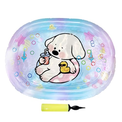 Tapis d'eau sensoriel pour chat lit rafraîchissant rectangulaire pour le jeu
