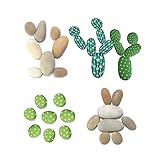 Lifetop 12pcs/lot Small Painting Rocks DIY Rocks for Painting Kindness Rocks Smooth Surface Stones,Arts and Crafts …