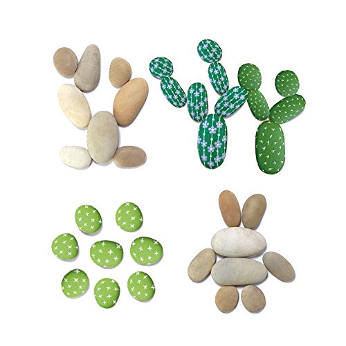 Lifetop 36PCS Painting Rocks Set, DIY Sea Rocks Smooth Kindness Rocks for Arts, Crafts, Decoration,Strip/Tiny Rocks for Painting,Hand Picked for Painting Rocks