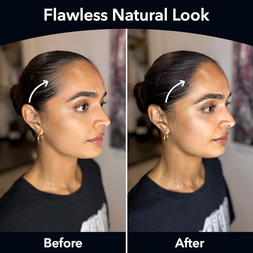 HAIR GURU LONDON Thickening Fibres 28g | 15 Colours | Instantly Conceals Hair Loss or Thinning Patches | Full & Thick Hair In Seconds | Hair Powder for Women & Men (Black) - Image 7