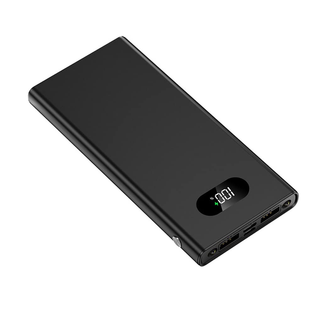 Power Bank a Ricarica Super Veloce PD22.5W Power Bank in Lega di Alluminio Sottile 20000 mAh (Color : Black, Size : 20000mAh)