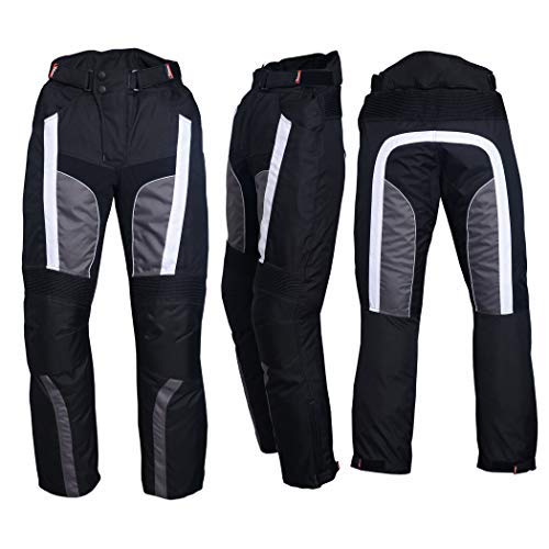 NORMAN Męskie spodnie motocyklowe wodoodporne Cordura tekstylne spodnie pancerze niebieskie