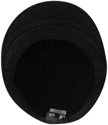 Kangol Wool 507 Flat Cap for Men and Women, Medium, Black - Image 7