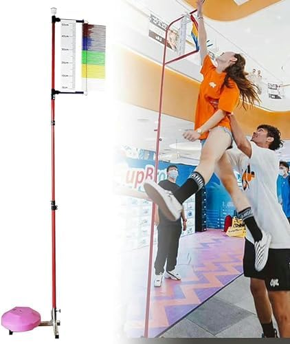 Vertical Jump Tester Equipment，1.2M-3.5M Vertical Jump Tester Jump Measurement Test Stick Pole Tool, Basketball Training Equipment, Fitness Training Jump Power Meter, Jump Measurement Tester