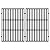 GGC Grill Grid Grates Replacement for Weber Spirit 300 Series, Spirit 700, 7638, Genesis Silver B/C, Genesis Gold B/C and Others, Set of 2 Porcelain-Enameled Cast Iron Grates(17.5" x 11.9" x 0.5")