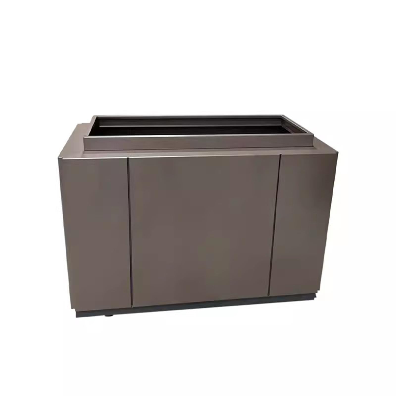 ZengL263NgS Plant Pots Outdoor Flower Box Square Sales Department Commercial garden troughs planters