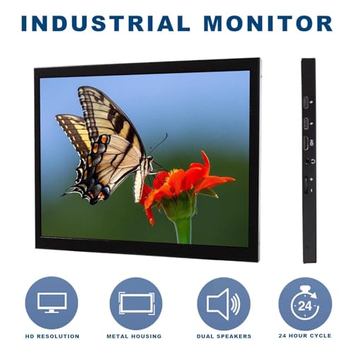 Image of VSDISPLAY 9.7'' 2K 2048x1536 Portable LCD Monitor with Mini H /D USB-C Input | IPS Small Display with Dual Speakers, for PC Laptop Computer Gaming
