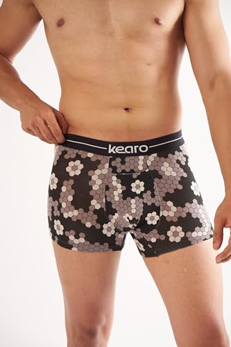 Image of Kearo Men's Modal Trunk | Underwear with Fly | 4 Way Stretch, Stylish, Comfy, Soft Fabric, Anti-Microbial & Odor Free | Pack of 1