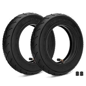 10×2.125 Tire and Inner Tube with 0° Valve Stem Compatible with Self Balancing Scooter, Smart Electric Bike, Bicycle