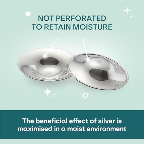 Koala Babycare K_CPC The Original Silver Nursing Cups - Nipple Shields For Nursing Newborn -Breastfeeding Essentials thumb #6