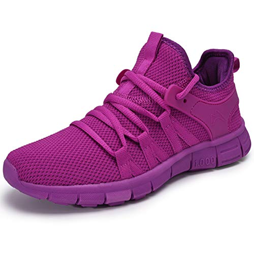 Image of INZCOU Running Shoes Lightweight Tennis Shoes Non Slip Gym Workout Shoes Breathable Mesh Walking Sneakers