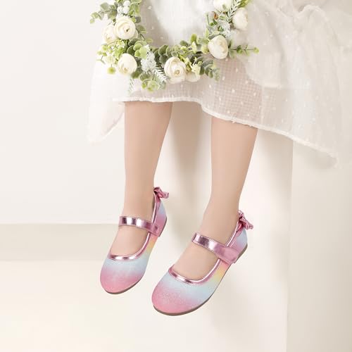 Image of PANDANINJIA Toddler Dress Shoes Flower Girls Ballet Flats
