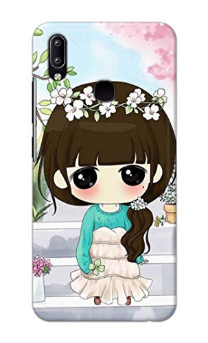 Image of PRINTFIDAA Cartoon Girl Printed Designer Hard Back Case Cover for Vivo Y91 / Vivo Y95 -(TY) MVN1009
