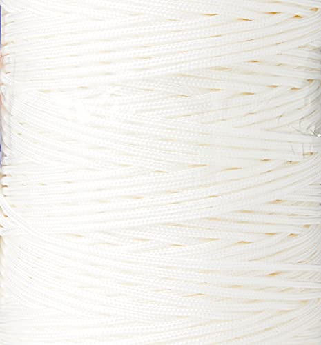 Footprint Maurerschnur, 100 m Rolle, fein geflochtenes Nylon, hergestellt in Großbritannien, Weiß