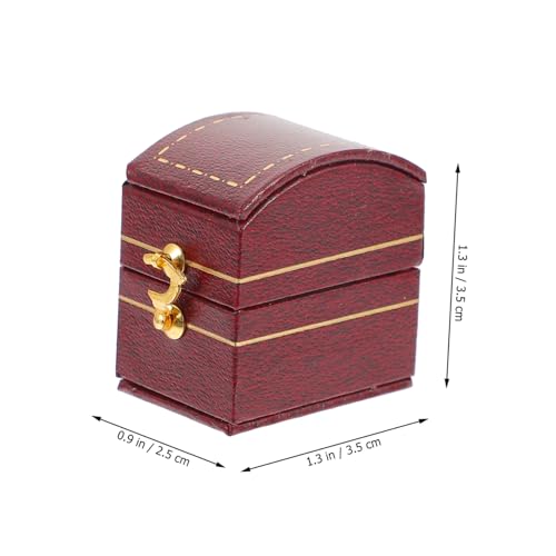 Boîte de rangement vintage sur coiffeuse pour bagues et bijoux - 7