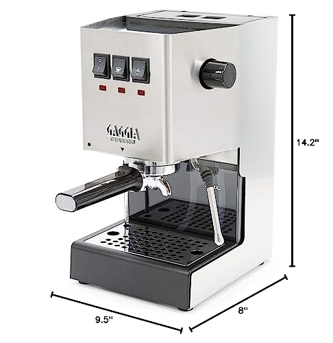 Gaggia RI9380/46 E24 Espresso Machine, Brushed Stainless Steel - Image 3