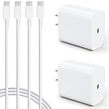 45W Super Fast Charger Block, 2Pack Type C Fast Charging Block with 3FT USB C Charger Cable Compatible with Samsung Galaxy S24 S23 S22 S21 S21+/S21 Ultra/S20/S20 Ultra/Note 20 Ultra