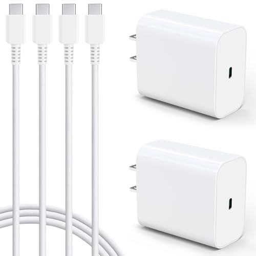 Image of 45W Super Fast Charger Block, 2Pack Type C Fast Charging Block with 3FT USB C Charger Cable Compatible with Samsung Galaxy S24 S23 S22 S21 S21+/S21 Ultra/S20/S20 Ultra/Note 20 Ultra