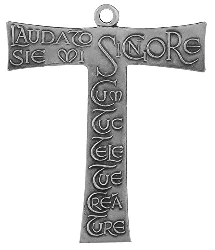 Good Shepherd Creations Prayer of Saint Francis Pewter Cross Pendant2