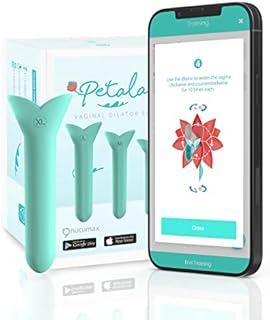 Silicone Dilators for Women - 5 Pieces - Pelvic Floor Muscle Exerciser Set With Smartphone App