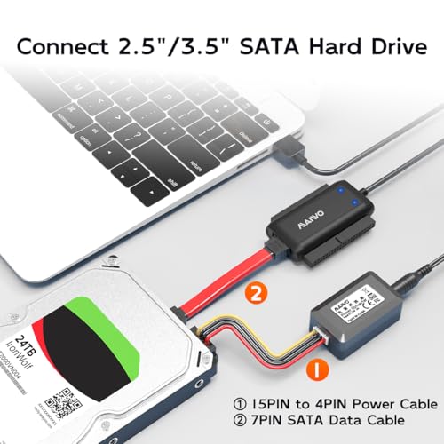 Adaptador SATA IDE a USB 3.0 para solucionar la falta de espacio y recuperar SSD 5