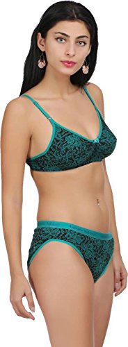 Image of Embibo Women's Cotton Bra and Panty Set for Honeymoon Lingerie