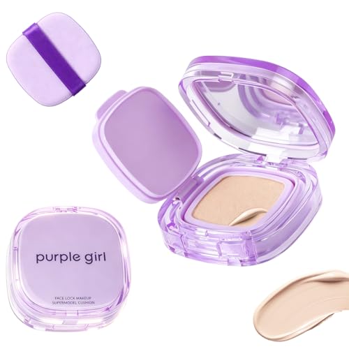 Full Coverage Creamy Foundation 24h Long-Lasting Waterproof Matte Finish | High Coverage Blemish-Free Base For Oily/Dry/Combination Skin (White)