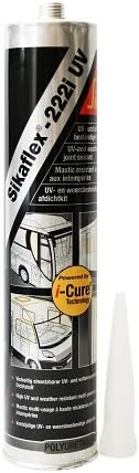 Sikaflex 222i UV black cartridge, 300 ml, 1-K polyurethane adhesive and sealant