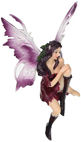 Design Toscano Amethyst the Fairy Sitting Sculpture