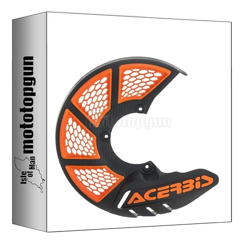 Protection disque de frein Acerbis X-Brake 2.0 Husqvarna FE 250 2016-2023 noir orange