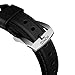 NOMAD Traditional Band for Apple Watch 44mm/42mm | Black Horween Leather | Silver Hardware