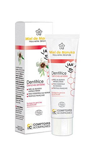 COMPTOIRS ET COMPAGNIES IAA15+ Dentifrice Gencives Sensibles au Miel de Manuka