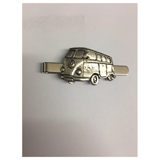 Classic Camper PP-T23 - Emblema de peltre inglés en clip de corbata (deslizante)