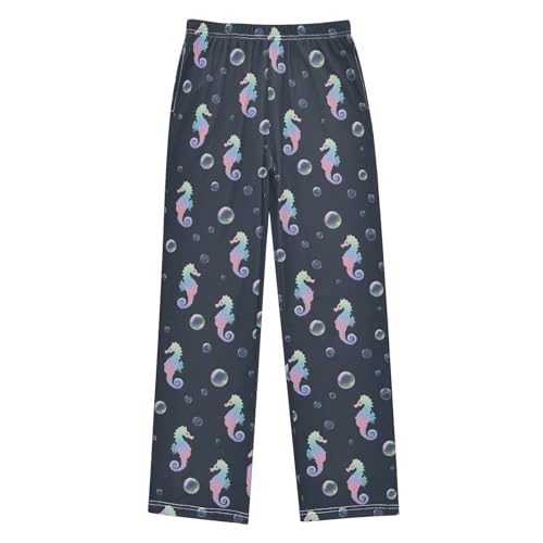 senya Pajama Pants Sleep Pants Laser Seahorse for Age 6-14