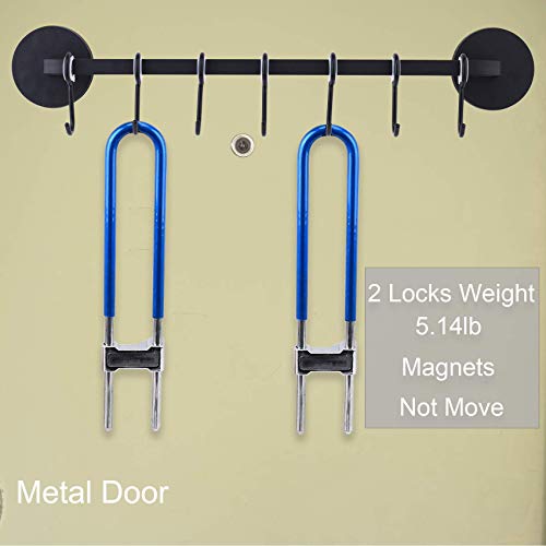 Levoshua 7 Hooks Magnetic Utensil Holder Untensil Rack Tool Hanger Organizer For Refrigerator thumb #5