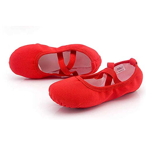 Girls Breathable Canvas Ballet Practice Shoes Yoga Shoes for Dancing4