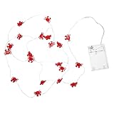 VOSAREA Crab String Lights Decor for Garden Balcony and Party Wire Battery Not Included for Festive Atmosphere