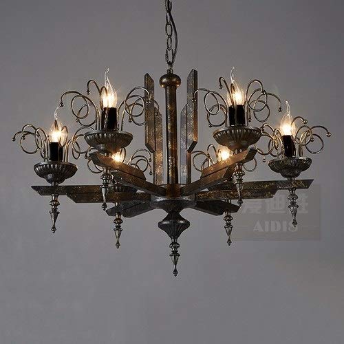 MIMMIC E14*6-Light Chandelier Warehouse Vintage Retro Wrought Iron Ceiling Pendant Light Industrial Steampunk Adjustable Hanging Lamp for Clothing Farm Pub Restaurant Bar Decor Lantern Durable steampunk buy now online MIMMIC E14*6-Light Chandelier Warehouse Vintage Retro Wrought Iron Ceiling Pendant Light Industrial Steampunk Adjustable Hanging Lamp for Clothing Farm Pub Restaurant Bar Decor Lantern Durable steampunk buy now online