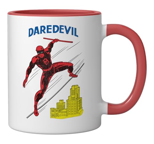 Taza de cerámica Marvel Daredevil 11 oz Rojo/Blanco miniatura 2