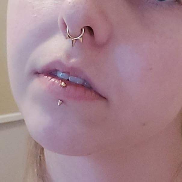 Eyebrow Piercing Jewelry Surgical Steel Curved Barbell Tiny Eyebrow Ring Vertical Labret Lip Jewelry Ear Rook Navel Small Belly Button Ring for Women Men 20g 16g 6mm/8mm/10mm/12mm - Image 7