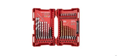 Milwaukee Shockwave Lot de 39 forets en métal et Multi-matériaux et Embouts Promo dans Une boîte de 39 pièces