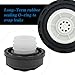 CHRYMUM Locking Gas Cap with 2 Keys, Lock Fuel Cap Compatible With Toyota Chevy GMC Honda Nissan 4Runner FJ Cruiser Highlander RAV4 Silverado Express Sierra Accord Altima, 10504 77300-47020