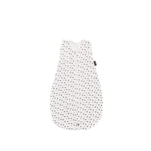 Träumeland Zomerslaapzak LIEBMICH uit Tencel, design wit met grijze sterren, afmeting 70 cm, meerkleurig