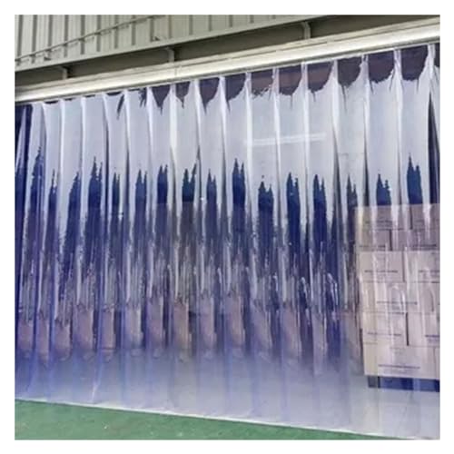 Rideau de porte en plastique transparent pour isoler le salon et la terrasse