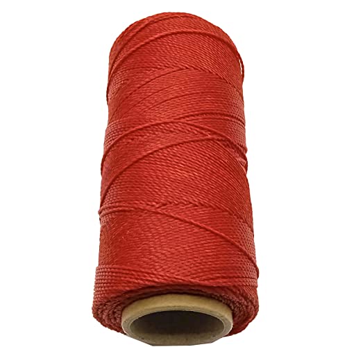Linhasita Waxed Thread 100 g / 170 m Polyester 1 mm Thick Macrame, 30 Colours red, 100g/170m - Image 2