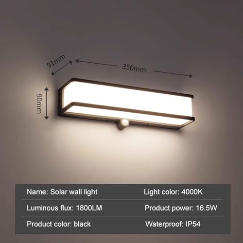 Lampe solaire extérieur éclairage automatique de nuit pour maison - 8
