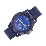 Bewinner Orologio da Polso Militare Analogico, Cinturino in Nylon, Cassa