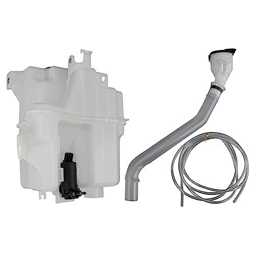 TRQ Windshield Washer Reservoir TO1288241 Compatible with 2019-2021 Toyota RAV4